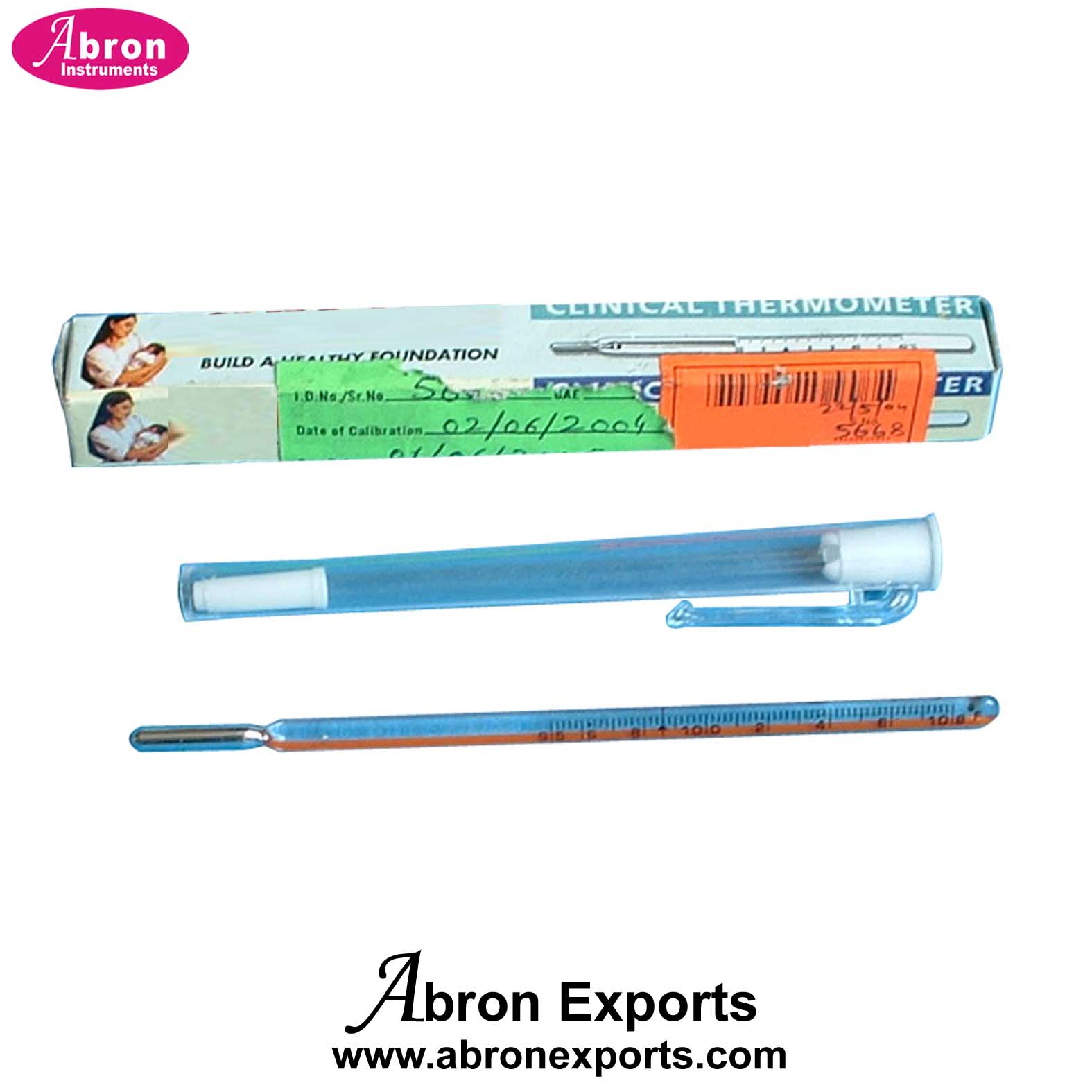 Clinical Thermometer Digital Mercury Type 100pc Abron ABM-2185D AB-84A 